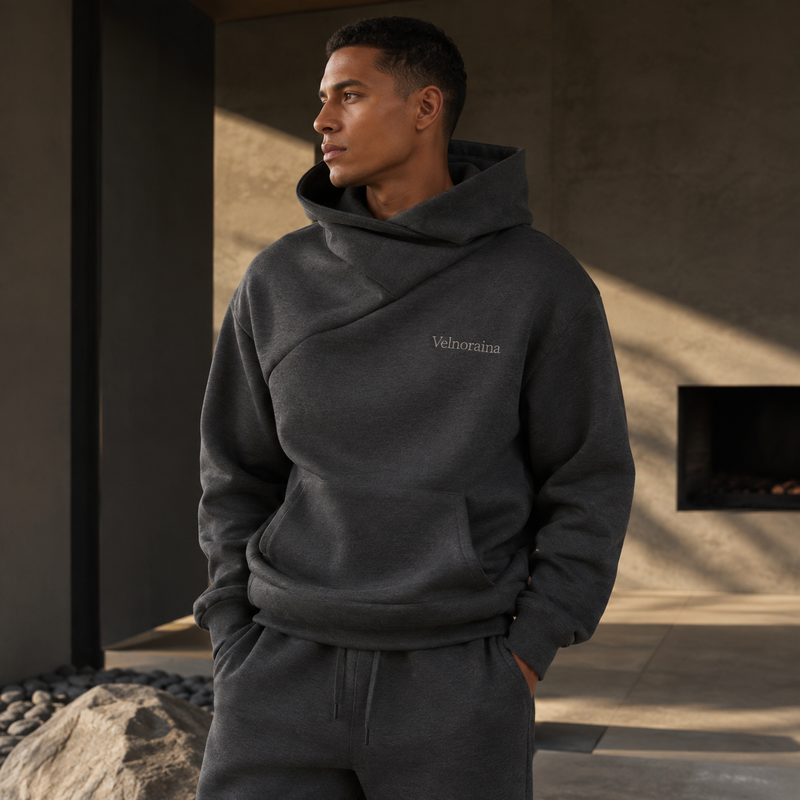Velnoraina™ ShadowLoft Heavy Relax Hoodie