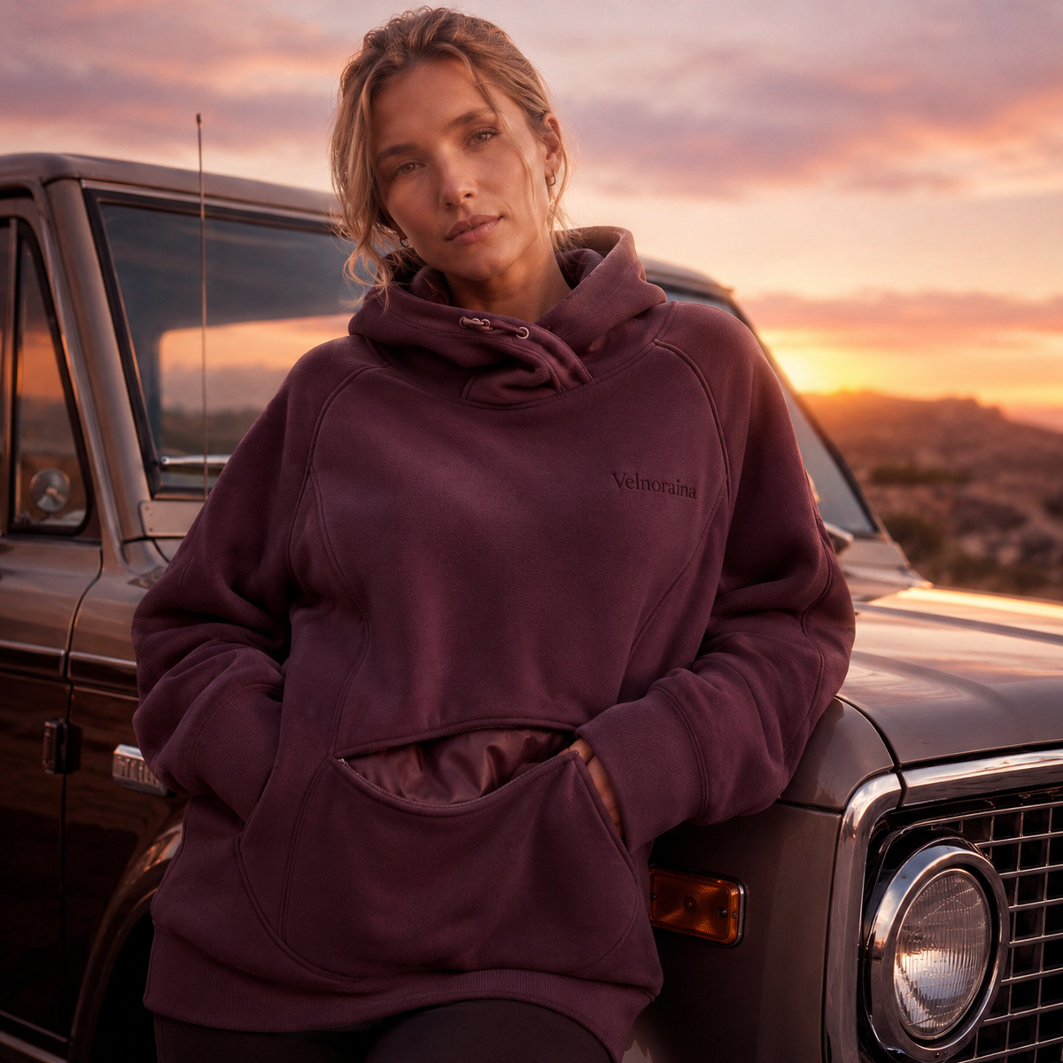 Velnoraina™ Sundown Terrain Hoodie